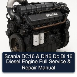 Scania 4 Series DC16 DI16 Dc Di 16 Diesel Engine Service Repair Workshop Manual PDF