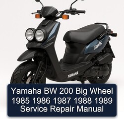 1985-1989 Yamaha BW Models 200 Big Wheel Service Repair Workshop Manual PDF