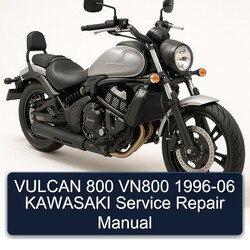 1996-2006 Kawasaki Vulcan 800 VN800 Service Repair Workshop Manual PDF