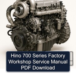 Hino E13C 700 Series Service Repair Workshop Manual PDF