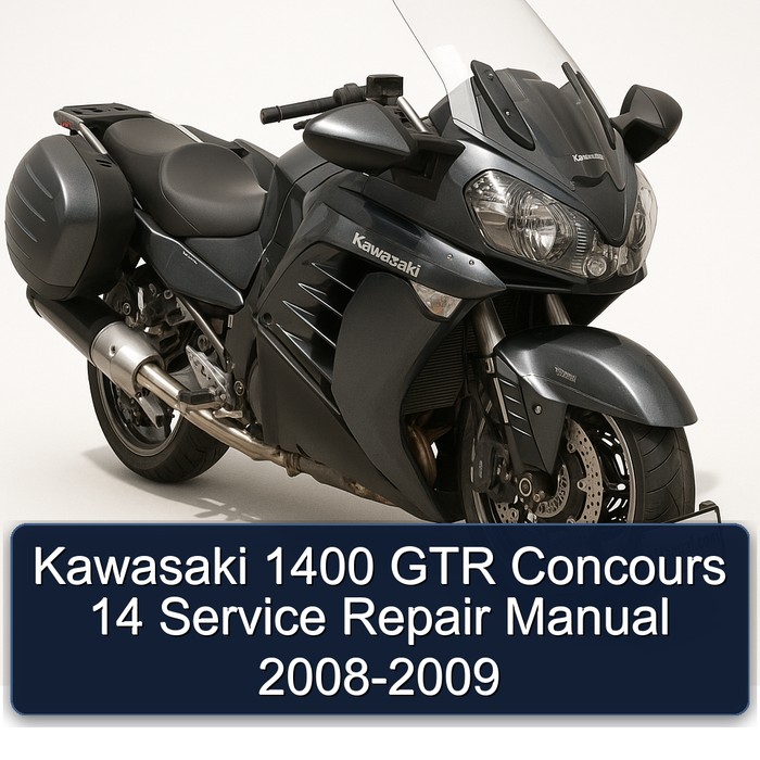 2008-2009 Yamaha GTR Kawasaki 1400 Concours 14 Service Repair Workshop Manual PDF