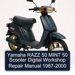 1987-2000 Yamaha Razz 50 Mint Scooter Digital Service Repair Workshop Manual PDF