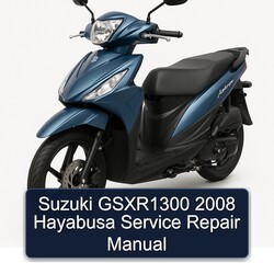 2008 Suzuki Gsxr1300 Hayabusa Service Repair Workshop Manual PDF