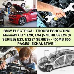 BMW 5 Series Electrical CD 1 E28 E34 () E24 (6 Series) E23 E32 (7 Series)-400mb 800 Pages- Exhaustive Service Repair Workshop Manual PDF