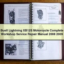 Buell Lightning XB12S Motorcycle Complete Workshop Service Repair Manual 2008 2009 