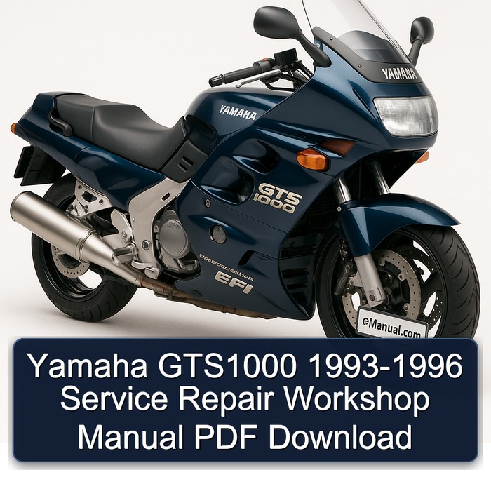 1993-1996 Yamaha GTS1000 Service Repair Workshop Manual PDF