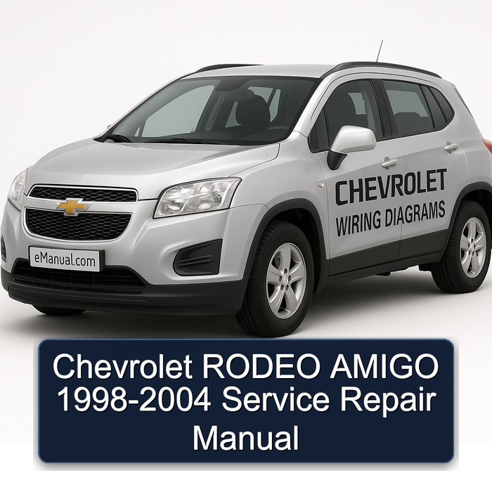 1998-2004 Holden Rodeo Chevrolet Amigo Service Repair Workshop Manual PDF