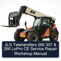 JLG Telehandlers 266 307 Lopro CE Service Repair Workshop Manual PDF
