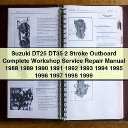 1988-1999 Suzuki DT25 DT35 2 Stroke Outboard Service Repair Workshop Manual PDF
