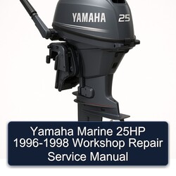 1996-1998 Yamaha Marine 25HP Service Repair Workshop Manual PDF