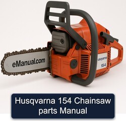 Husqvarna 154 Chainsaw Parts Catalog PDF
