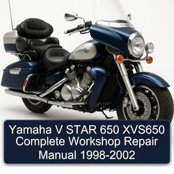 1998-2002 Yamaha Royal Star Venture V 650 XVS650 Service Repair Workshop Manual PDF