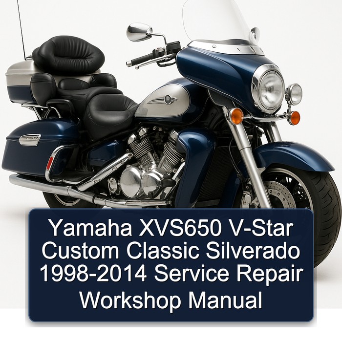 1998-2014 Aprilia Classic Yamaha XVS650 V-STAR Custom Silverado Service Repair Workshop Manual PDF