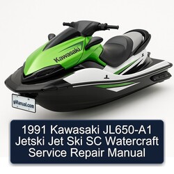 1991 Kawasaki JL650-A1 Jetski Jet Ski Sc Watercraft Service Repair Workshop Manual PDF