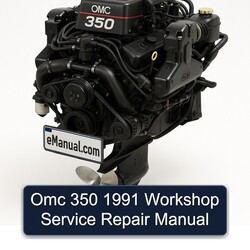 1991 Omc 350 Service Repair Workshop Manual PDF