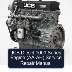 JCB Diesel 1000 Series Engine (AA-AH) Service Repair Workshop Manual PDF