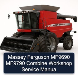 Manual de Servicio de Taller para Cosechadoras Massey Ferguson MF9690 MF9790
