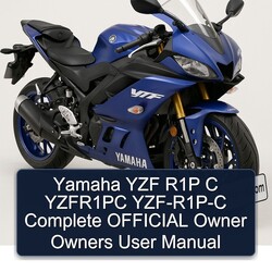 Yamaha YZF Models R1P C Yzfr1pc Yzf-r1p-c Official Owner Owners User Service Repair Workshop Manual PDF