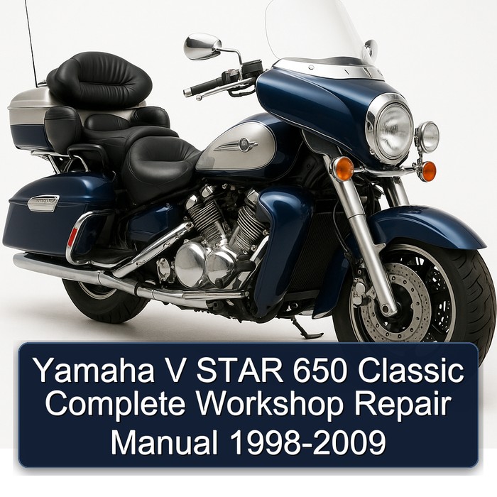1998-2009 Aprilia Classic Yamaha V Star 650 Service Repair Workshop Manual PDF