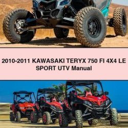 2010-2011 Kawasaki Teryx 750 FI 4x4 LE Sport UTV Service Repair Workshop Manual PDF
