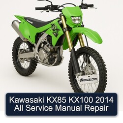 2014 Kawasaki KX Series KX85 KX100 All Service Repair Workshop Manual PDF