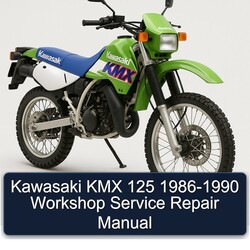 1986-1990 Kawasaki KMX Models 125 Service Repair Workshop Manual PDF
