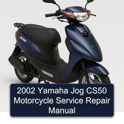 2002 Yamaha Jog CS50 Motorcycle Service Repair Workshop Manual PDF
