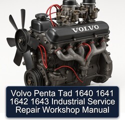 Volvo Penta Tad 1640 1641 1642 1643 Industrial Service Repair Workshop Manual PDF