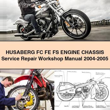 2004-2005 Husaberg FC Models FE FS Engine Chassis Service Repair Workshop Manual PDF
