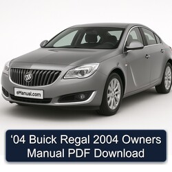 2004 Buick Regal ‘04 Owners Owner's Manual PDF