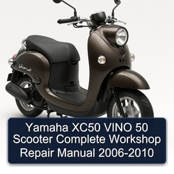 2006-2010 Yamaha Vino XC50 50 Scooter Service Repair Workshop Manual PDF