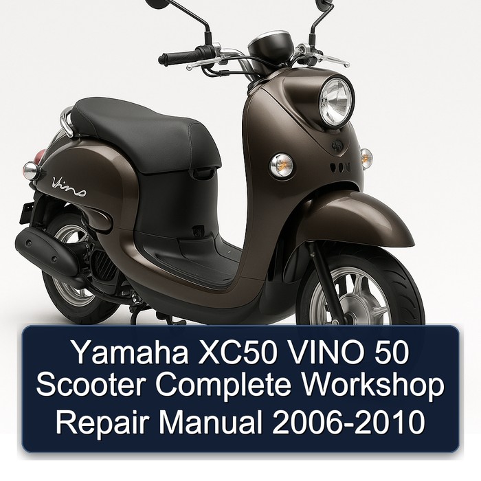 2006-2010 Yamaha Vino XC50 50 Scooter Service Repair Workshop Manual PDF