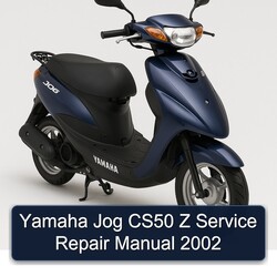 2002 Yamaha Jog CS50 Z Service Repair Workshop Manual PDF