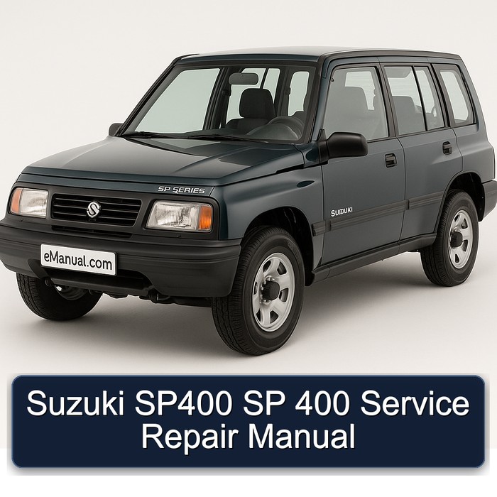 Suzuki SP Series SP400 400 Service Repair Workshop Manual PDF