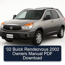 2002 Buick Rendezvous ‘02 Owners Owner's Manual PDF