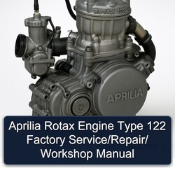 Aprilia Rotax Engine Type 122 / Service Repair Workshop Manual PDF