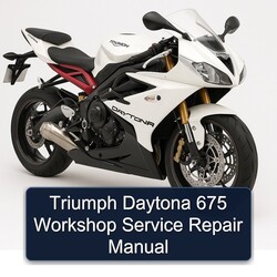 Triumph Daytona 675 Workshop Manual de servicio y reparación 
