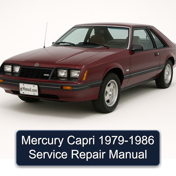 1979-1986 Mercury Capri Service Repair Workshop Manual PDF