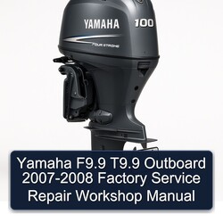 2007-2008 Yamaha F9.9 T9.9 Outboard Service Repair Workshop Manual PDF