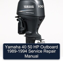 1989-1994 Yamaha 40 50 HP Outboard Service Repair Workshop Manual PDF