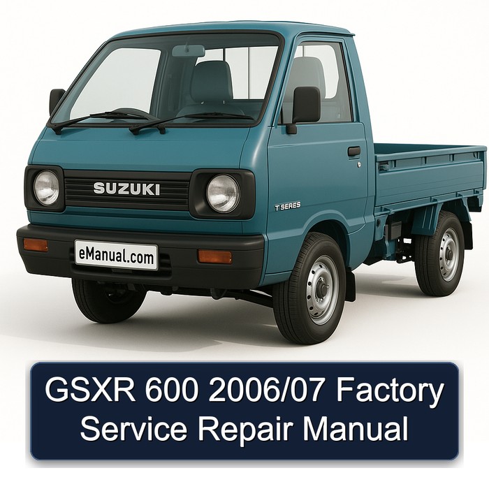 2006 Suzuki T Series Gsxr 600 /07 Service Repair Workshop Manual PDF