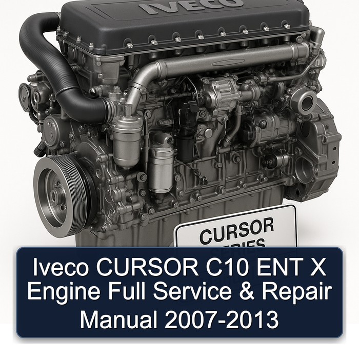 2007-2013 Iveco Cursor C10 ENT X Engine Service Repair Workshop Manual PDF