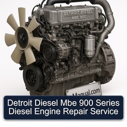 Detroit Diesel MBE 900 Series Engine Service Repair Workshop Manual PDF