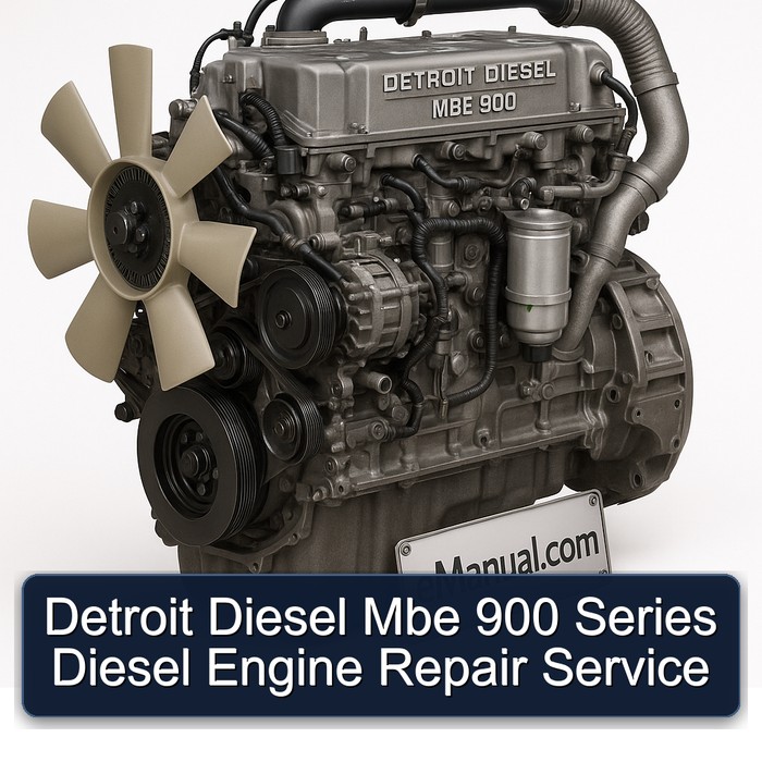 Detroit Diesel MBE 900 Series Engine Service Repair Workshop Manual PDF