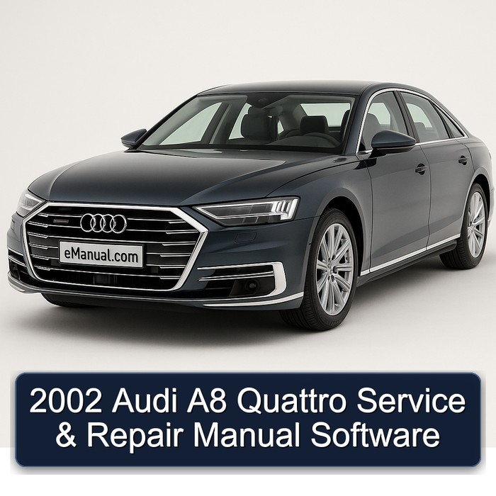 2002 Audi A8 Quattro Software Service Repair Workshop Manual PDF