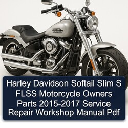 2015-2017 Harley Davidson Softail Slim S Flss Motorcycle Owners Parts Service Repair Workshop Manual PDF