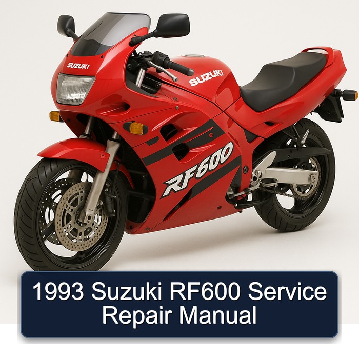 1993 Suzuki RF600 Service Repair Workshop Manual PDF