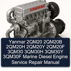 Yanmar 2qm20 2qm20b 2qm20h 2qm20y 2qm20f 3qm30 3qm30h 3qm30y 3qm30f Marine Diesel Engine Service Repair Workshop Manual PDF