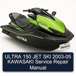 2003-2005 Ultra 150 JET SKI Kawasaki Service Repair Workshop Manual PDF