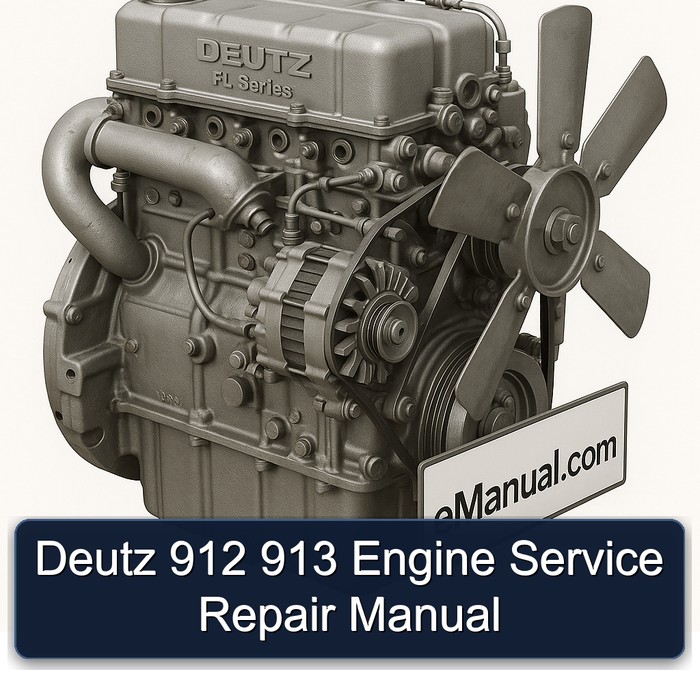 Deutz 912 913 Engine Service Repair Workshop Manual PDF